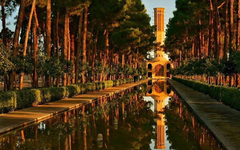 Jardin de Dolat Abad Yazd Iran